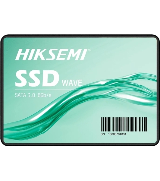 Накопитель SSD HIKSEMI HS-SSD-WAVE(S) 1024G 2.5' 1.0Tb (SATA3, up to 550/470MBs, 3D NAND, 340TbW)
