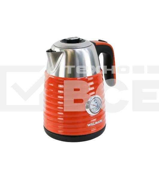 Чайник электрический Willmark WEK-1738PST терракот, 1,7л, 2200Вт