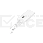Портативный аккумулятор Powerbank Perfeo ABSOLUTE 10000mah In Micro usb,USB /Out USB,Micro usb,Type-C,Lightning, 2.1А/ белый (PF_B4879), фото8