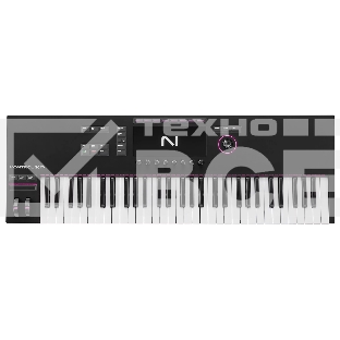Клавиатура MIDI [29852] Native Instruments [Kontrol S61 Mk3] 61 клавиша, полувзвешенные, чувствительны к скорости нажатия с послекасанием, дисплей, 8 энкодеров, колеса высоты тона и модуляции, 4 входа для педалей, MIDI вход/выход