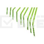 Грабли веерные стальные Palisad, 565 мм, 22 плоских зуба, эмалированные, усиленные, без черенка, фото3