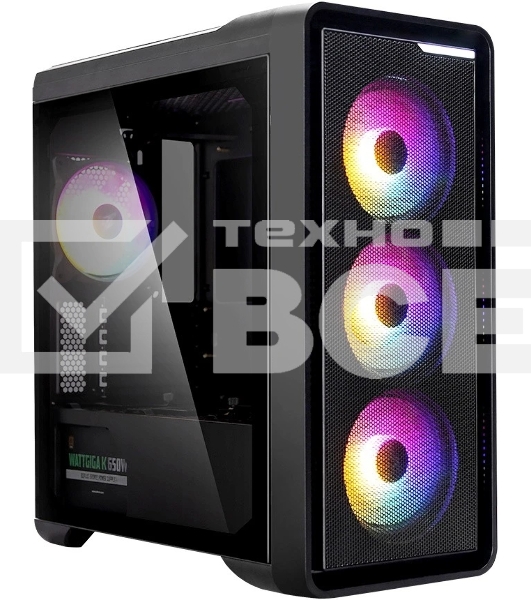Компьютерный корпус MiniTower Zalman M3 plus RGb (mATX, Mini-ITX, USB 2.0x1, USB 3.0x1, без БП) (M3 plus RGb)