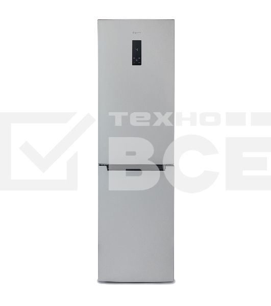 Холодильник Бирюса Б-M980NF металлик двухкамерный 240/130л морозилка снизу, No Frost