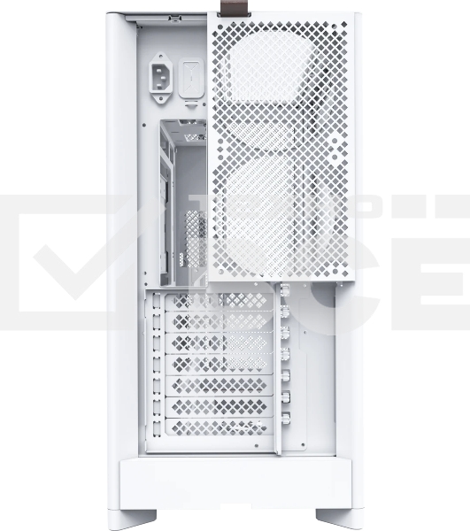 Компьютерный корпус Montech HS01 белый без БП ATX 2xUSB3.0 audio bott PSU