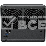 Сетевое хранилище Synology DiskStation DS425+ черный (Intel J4125/2Gb/4(3.5