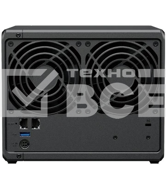 Сетевое хранилище Synology DiskStation DS425+ черный (Intel J4125/2Gb/4(3.5
