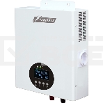 Источник бесперебойного питания ИБП POWERMAN Smart 800 HYBRID, линейно-интерактивный, 800ВА/480Вт, 165-265В, 2 евророзетки, внешняя свинцово-кислотная (AGM, GEL, FB) или LiFePO4 батарея на 12В емкостью от 55Ач (не входит в комплект поставки), ток заряда до 15А, ЖК-дисплей, навесной, 310мм х 270мм х 85мм, 6.6кг., фото2