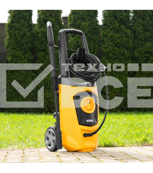 Моечная машина высокого давления Denzel R-170, 2000 Вт, 170 бар, 360 л/ч, колесная 58228