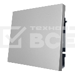 Выключатель 1-кл. СП ZIMA IP20 10А безвинт. зажим серый матовый LEZARD 704-7488-100QC, фото2