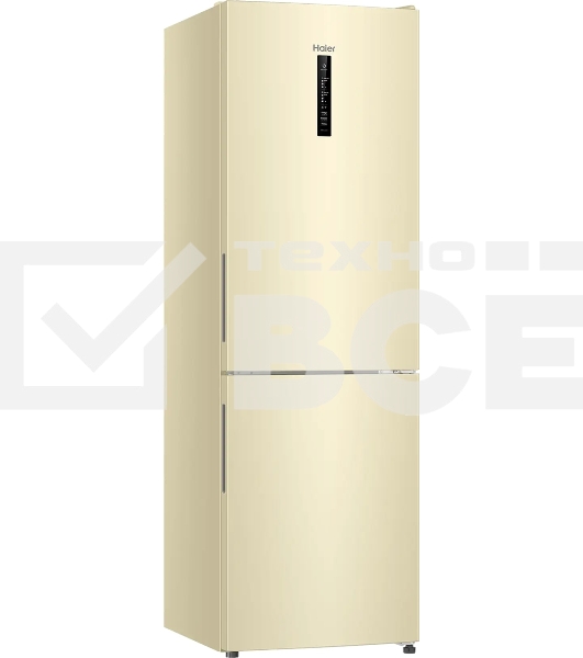 Холодильник Haier CEF536CCG бежевый двухкамерный 240/105 л морозилка снизу, No Frost