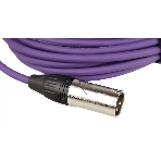 Микрофонный кабель FORCE FMC-05/3 VT XLR (F) -XLR (M), разъемы с никелевым корпусом и посеребренными контактами, 3 м, цвет фиолетовый, фото2