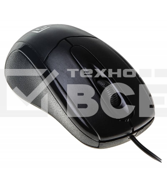 Мышь проводная Oklick 305M черный, 1000 dpi, USB, кнопки - 3