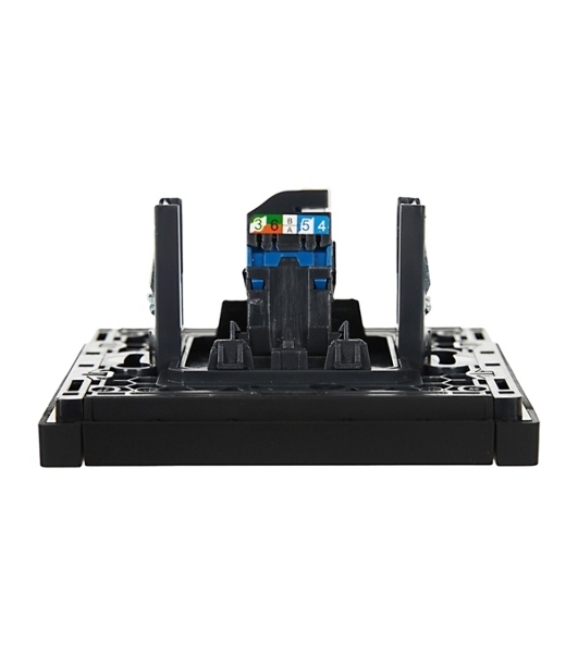 Розетка компьютерная RJ45 кат.6 IEK FORTE&PIANO FP131 черный