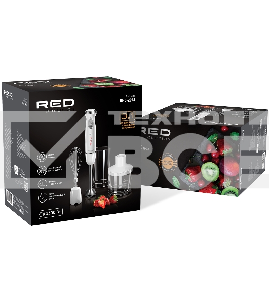Блендер погружной Red Solution RHB-2972 1300Вт белый