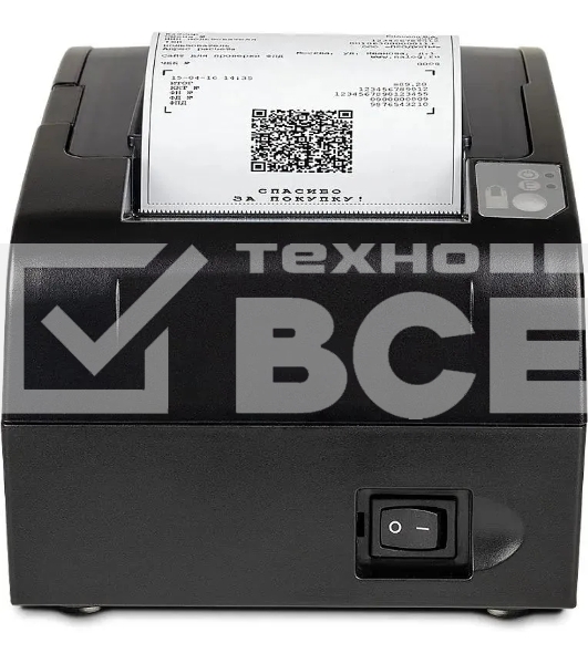 Онлайн-касса стационарная Атол 50319 FPrint-22ПТК чёрный, 200 мм/сек, без ФН