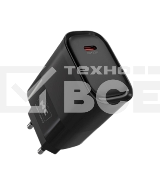 Сетевое зарядное устройство MORE CHOICE (4620202553478) NC67i СЗУ 1Type-C 3.0A PD 20W, черный