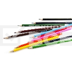 Карандаши цветные Silwerhof Color 2.8мм, шестигранный профиль, дерево, ассорти, 12 цветов, коробка с европодвесом, фото4