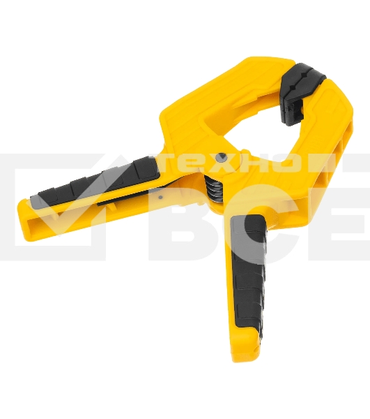 Струбцина клещеобразная Denzel усиленная 50 х 35 мм, двухкомпонентные рукоятки