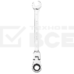 Набор комбинированных шарнирных ключей с трещоткой 8 шт Deli DL140208T Спецификация: 8,10,12,13,14,15,17,19мм. Сталь 40 Cr. Трещетка 50BV30 72Т., фото5