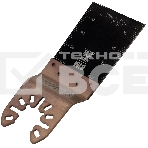 Насадка для МФИ Denzel режущая пазовая прямая, BiM, по металлу и дереву, 33 x 1,4 мм, мелкий зуб, фото 1