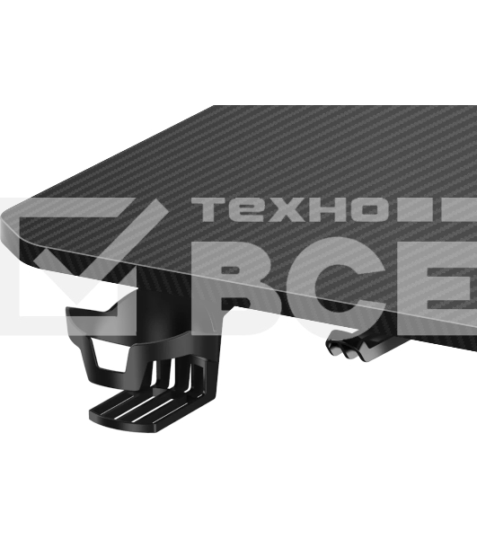 Стол игровой компьюерный Exos черн, 159x75L, высота 72-117 см