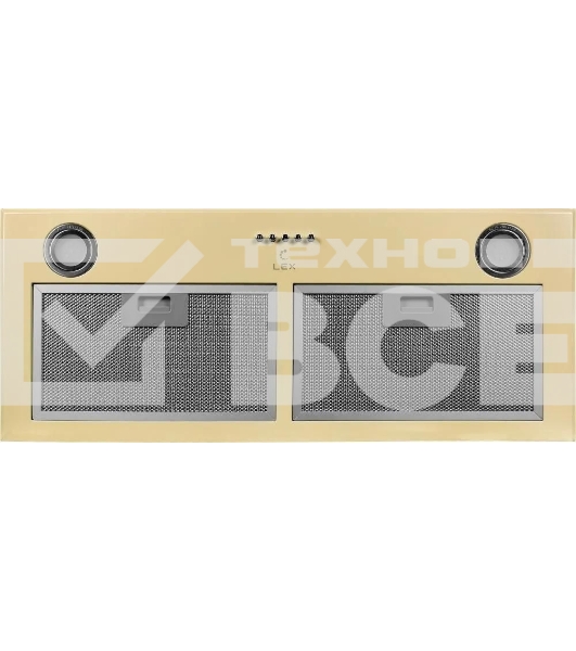 Вытяжка встраиваемая LEX GS Bloc P 900 слоновая кость управление: кнопочное (1 мотор)