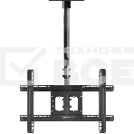 Потолочный кронштейн ONKRON N1L для телевизора 32'-80' потолочный телескопический, черный, фото 1