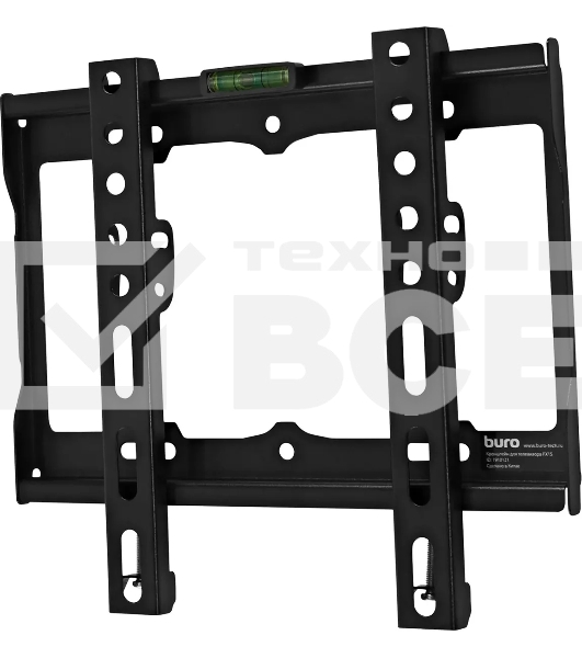 Кронштейн для телевизора Buro FX1S черный, 15'-48' макс. 25 кг, настенный, фиксированный