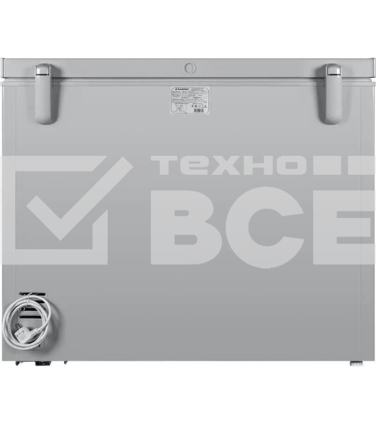 Морозильный ларь Maunfeld MFL200GR, серый, 200л