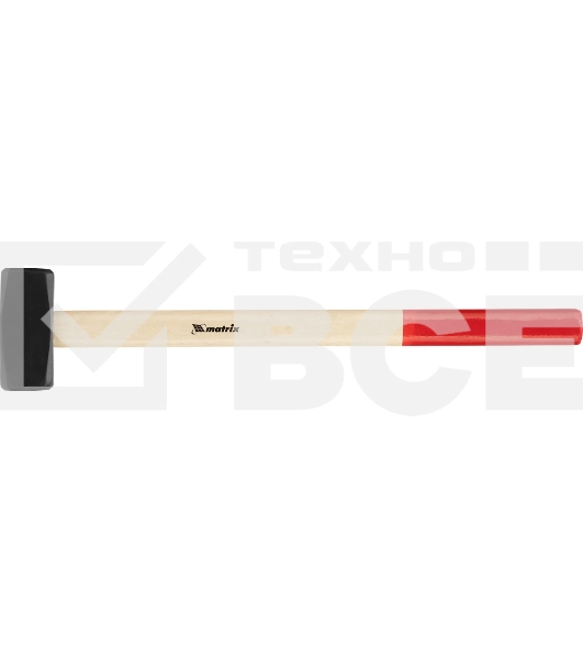 Кувалда Matrix 11031 4000 г, кованая головка, деревянная рукоятка 700 мм