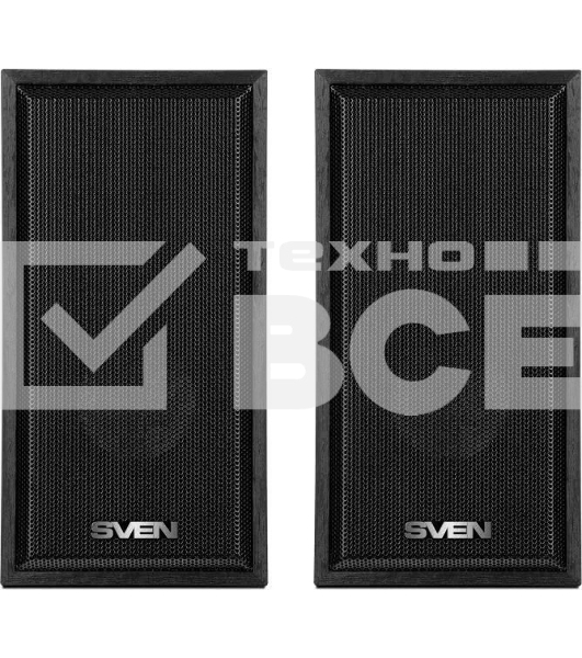 Акустическая система SVEN SPS-509 2.0 (2x3W, USB+БП) дерево, черный