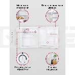 Холодильник Hansa FM050.4 белый однокамерный 41/5л морозилка сверху, фото16