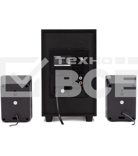 Микросистема Hyundai H-MS1404 черный 30Вт FM USB BT SD