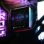 Водяное охлаждение для процессора Thermalright Grand Vision 240 (240mm, LED, Black, ARGB/Fans: 2x120mm, 80.45CFM, 29.4dBA, 2150RPM/Pump height 72.5mm, 6400RPM, Rad thickness 27mm/S: 1700, 1200, 1851, 115X, 2011, 2066, AM5, AM4), фото2