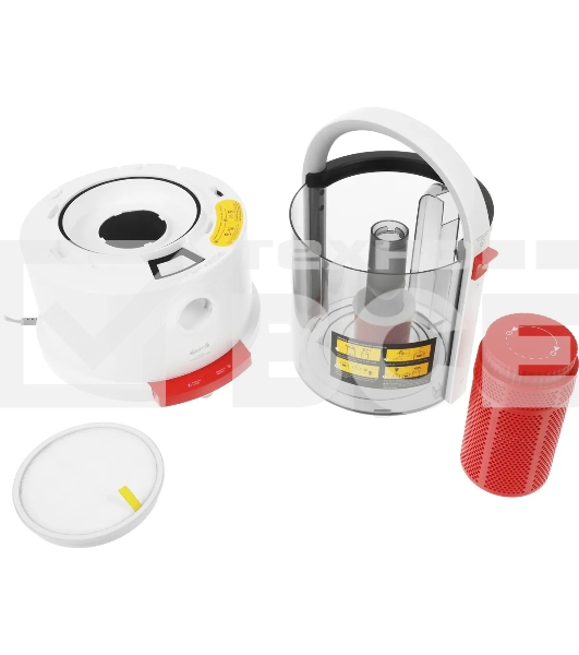 Пылесос Deerma TJ200 белый, 250/1200 Вт, уборка сухая/влажная, пылесборник контейнер 6 л