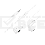 Проводные наушники Borofone BM89 Surpass белый, вкладыши, фото 1