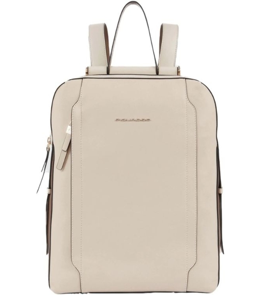Рюкзак женский Piquadro Circle CA4576W92/BECU бежевый/кофейный кожа