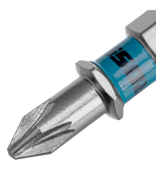 Бита Gross PZ1х25мм, сталь S2, шестигр., 10 шт.