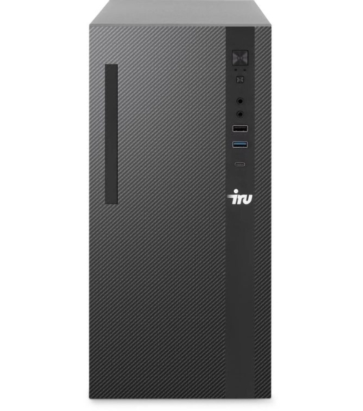Компьютер IRU Planio 310H6SC MT i3 14100F (3.4) 16Gb SSD512Gb GT610 2Gb Windows 11 Pro GbitEth 230W черный (2153498)