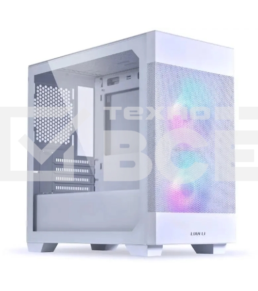 Компьютерный корпус Lian-Li Lancool 205M Mesh белый без БП ATX 2xUSB3.0 audio bott PSU