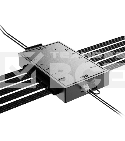 Контроллер скорости вращения вентиляторов Fan Hub ID-Cooling FH-10 PWM 10 Ports / SATA Power 
