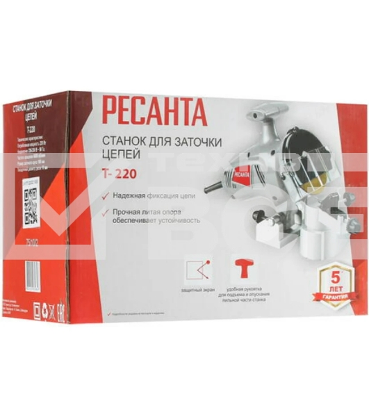 Станок заточной Ресанта Т-220 220W (75/10/2)