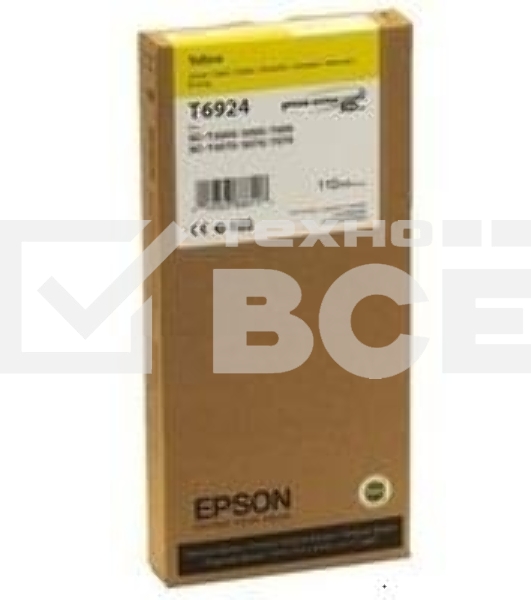 Картридж струйный Epson C13T692400 желтый (110 мл) для SureColor SC-T3000, SC-T3200, SC-T5000, SC-T5200, SC-T7000, SC-T7200