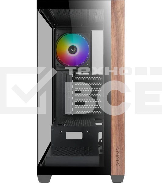 Компьютерный корпус Azza Neptune черный без БП ATX 5x120mm 2x140mm 2xUSB2.0 1xUSB3.0 audio bott PSU