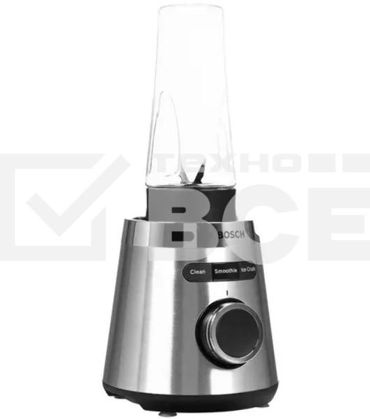 Блендер стационарный Bosch MMB6384M, 1200Вт, черный/нержавеющая сталь