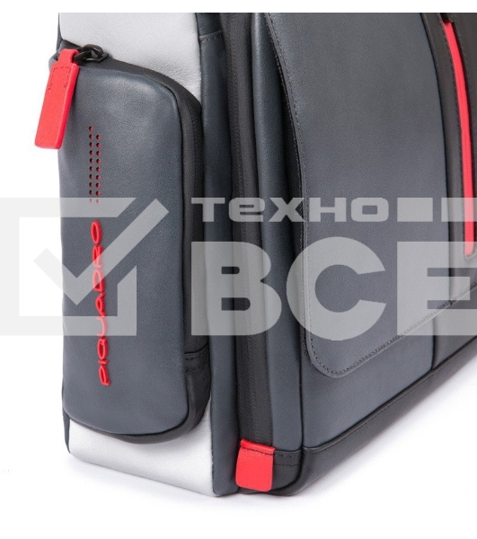 Сумка мужская Piquadro Urban CA1592UB00/GRN серый/черный натур.кожа