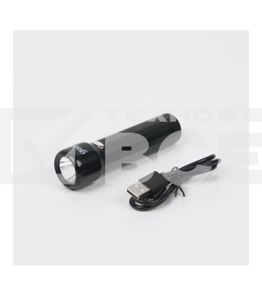 Фонарь ручной GAUSS GFL202 1W 50lm Li-ion 1200mAh LED