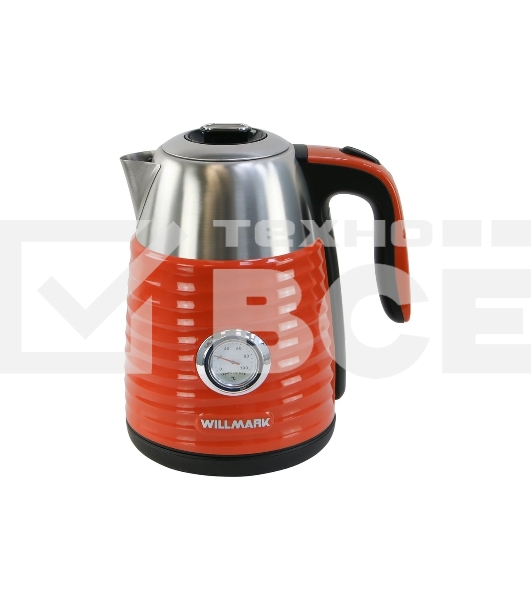Чайник электрический Willmark WEK-1738PST терракот, 1,7л, 2200Вт