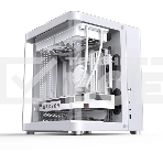 Корпус без блока питания JONSBO TK-1, Mini-Tower, TG, no fan, 1xUSB-A 3.2 + 1xUSB-C 3.2, mATX, mITX White, фото27