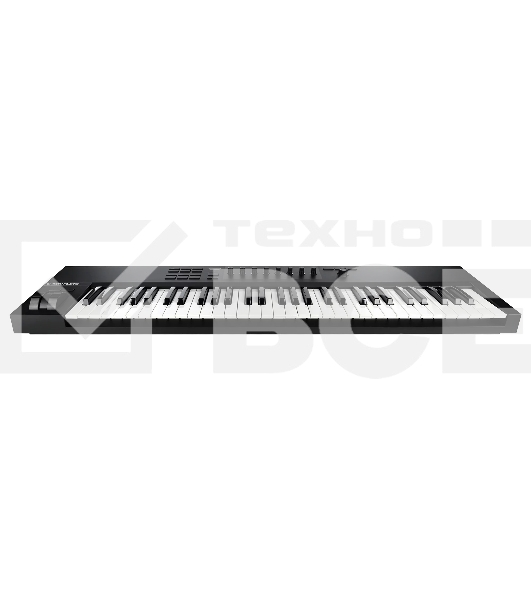 Клавиатура MIDI [25244] Native Instruments [KOMPLETE KONTROL A61] 61 клавиша, полувзвешенная, 8 ручек управления, колеса высоты тона и модуляции, 4-позиционный энкодер, OLED-дисплей, TRS-вход для педали, USB-порт